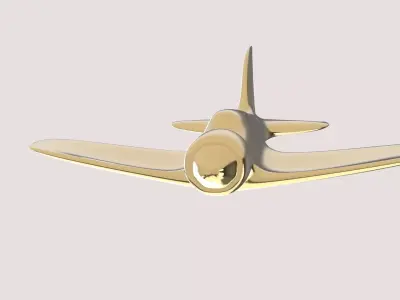 WARE AIRPLANE Low-poly 3D model
