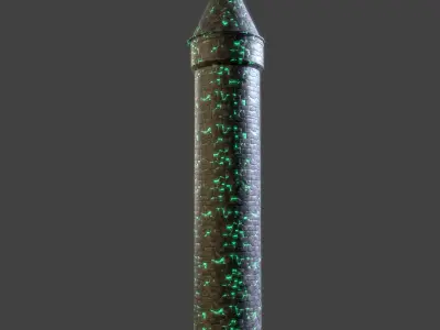 Castle Modular Kit Low-poly 3D model