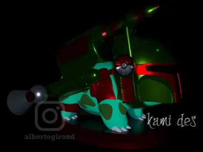 boba saur 3D print model