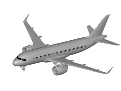 Airbus A320 3D model