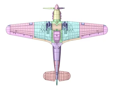 Hawker Hurricane MK-I 3D print model