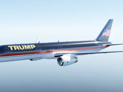 Trump Boeing 757-200 3D model