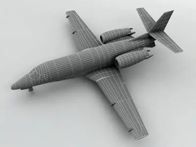  Cessna Citation XLS Aircraft Low-poly 3D model