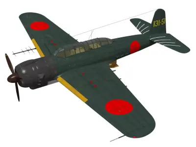 Nakajima B6N2 Tenzan Type12 Kou 3D model