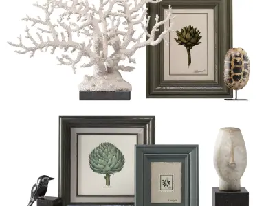 Decorative Set 02 3D model