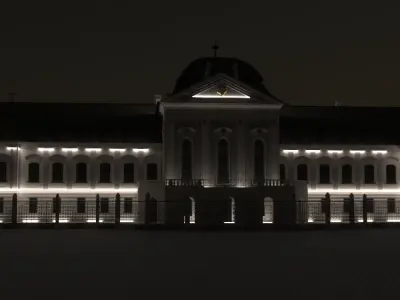 Presidential palace - 2019 reconstruction - Bratislava Slovakia 3D model