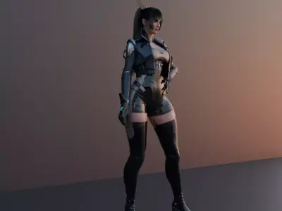 Hailey silent kill 3D model