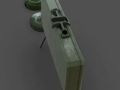 Landmines Low-poly 3D model