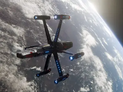 Spaceship Spacecraft 3D model