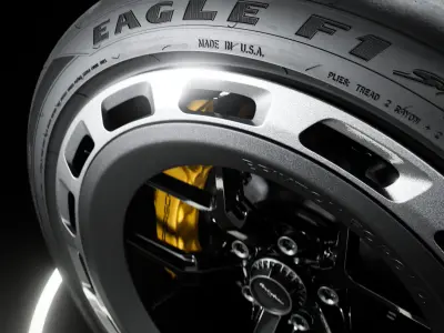 Goodyear Eagle F1 SuperCar 3R 305 30ZR19 98Y SL 3D model