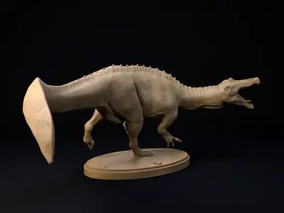 Irritator angry 1-35 pre-supported prehistoric dinosaur - FREE Free 3D print model