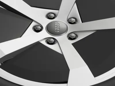 Audi R8 e tron Concept 2013 wheel 3D model