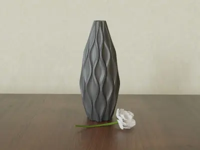 Vases Wave Free 3D model