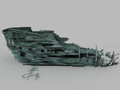 Shipwreck 03 3D model