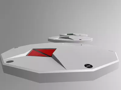 Airport Centerline Edge Stop Bar Lighting Free 3D model