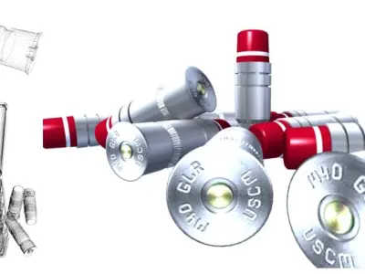 M-40 grenades Free 3D model