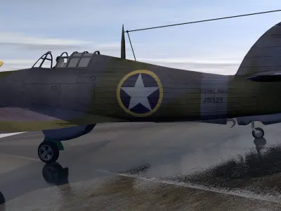 Hawker Sea Hurricane - USAF 3D model