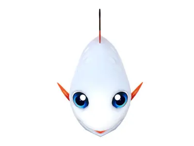 Tinfoil Barb Cartoon Animated Low-poly 3D model