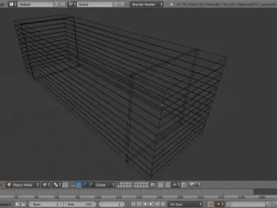 Lumber Boards Free low-poly 3D model