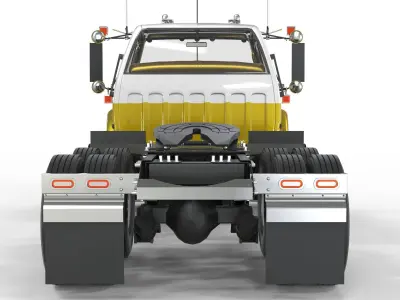 truck shot chevrolet kodiak 2006 3D model