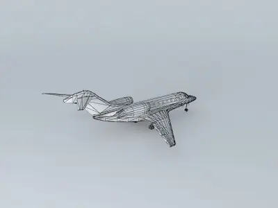 Template Cessna Citation X Free 3D model