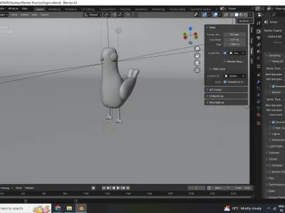 3d Pigeon  Low-poly 3D model