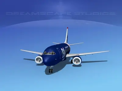 Boeing 737-300 Sky Europe 3D model