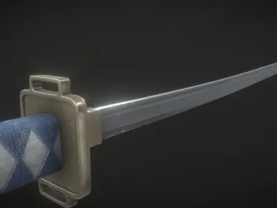 sephiroth katana 3D model