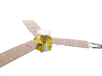 Juno spacecraft Low-poly 3D model