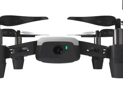 DJI Tello Drone 3D model Low-poly 3D model