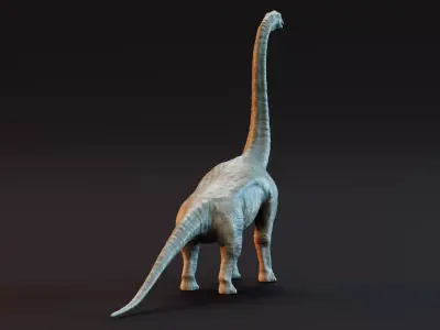 Brachiosaurus - Realistic Dinosaur 3D model