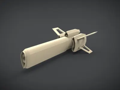 5 SpaceShip Collection 01 Low-poly 3D model