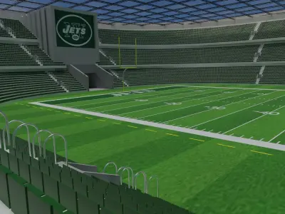 New York Jets - American Football Stadium Low-poly 3D model
