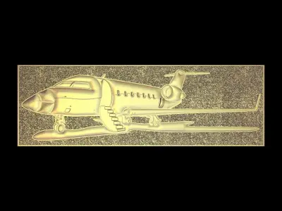 Jet Suitable for embossing Hot Foil Technique 3D model