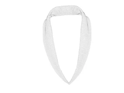 Dress collars scarves and necklaces decorated 3d models 3D model