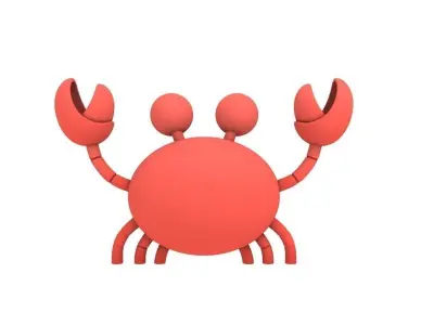 Crab Character 3D model