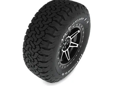 BFGoodrich All-Terrain TA KO2 Tire 3D model