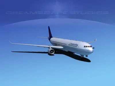 Airbus A330-300 Brussels Airlines 3D model