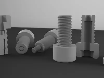 3D Print Double Bolt Free 3D print model
