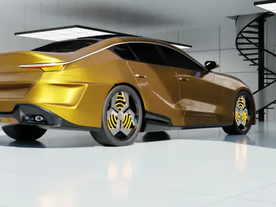 concept car Free 3D model