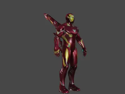 Iron Man Infinity 3D model