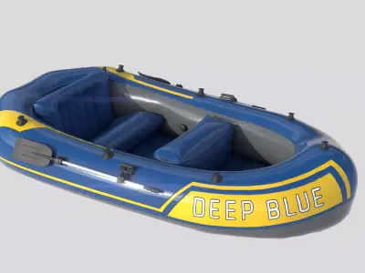 INFLATABLE BOAT 2 3D model