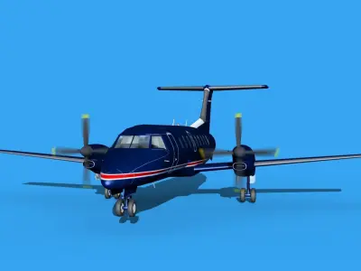 Embraer EMB120 Corporate 3 3D model