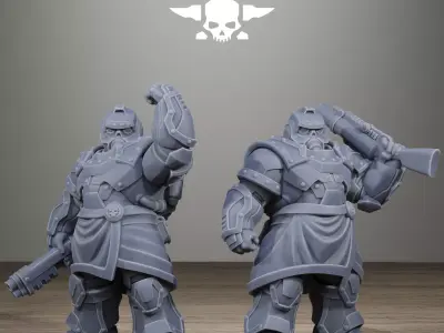 Grimguard Skull Wardens 3D print model
