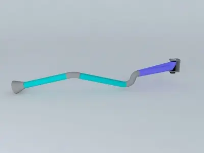 ELP suction arm with head Free 3D model