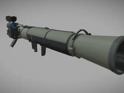 Modern Carl Gustaf - 84mm Recoilless Rifle 3D model