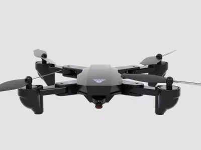 Foldable Quadcopter Drone 3D model