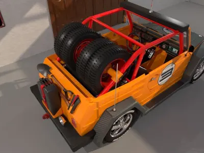 Volkswagen Safari -Thing- modified 3D model