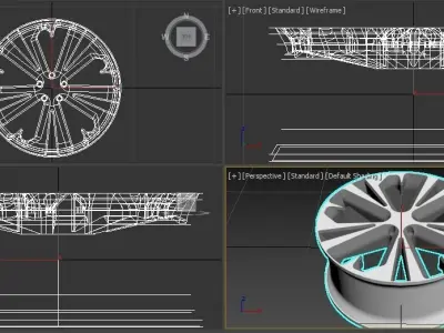 Car Rim 3D model