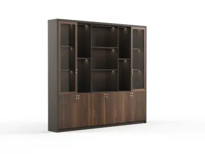Modern Office High Cabinet File For Director  Free 3D model